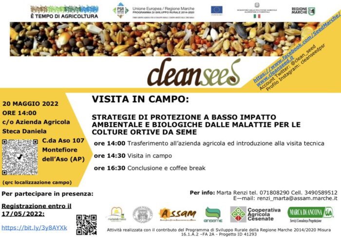 Al momento stai visualizzando Seminario e Visita in campo 20 maggio 2022